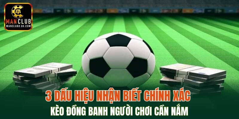3 dấu hiệu nhận biết chính kèo đồng banh người chơi cần nắm